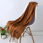 Women's Scarf Oversized Soft Polyester Fringed