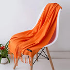 Women's Scarf Oversized Soft Polyester Fringed
