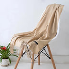 Women's Scarf Oversized Soft Polyester Fringed