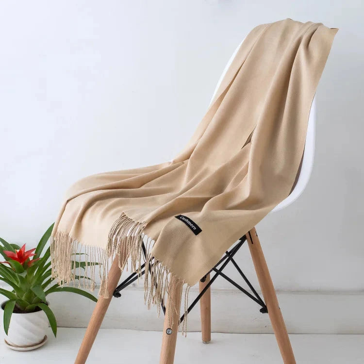 Women's Scarf Oversized Soft Polyester Fringed