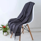 Women's Scarf Oversized Soft Polyester Fringed