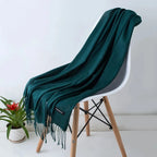 Women's Scarf Oversized Soft Polyester Fringed
