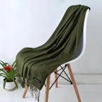 Women's Scarf Oversized Soft Polyester Fringed