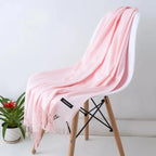 Women's Scarf Oversized Soft Polyester Fringed