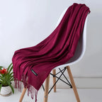 Women's Scarf Oversized Soft Polyester Fringed