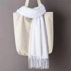 Women's Scarf Oversized Soft Polyester Fringed