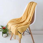 Women's Scarf Oversized Soft Polyester Fringed