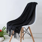 Women's Scarf Oversized Soft Polyester Fringed