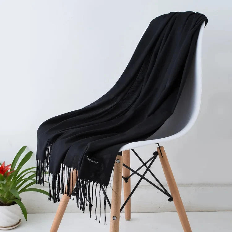 Women's Scarf Oversized Soft Polyester Fringed
