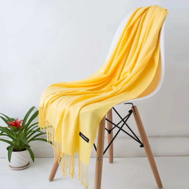 Women's Scarf Oversized Soft Polyester Fringed