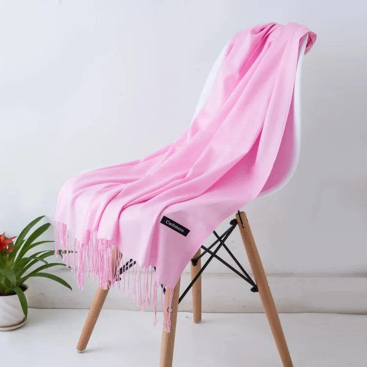 Women's Scarf Oversized Soft Polyester Fringed