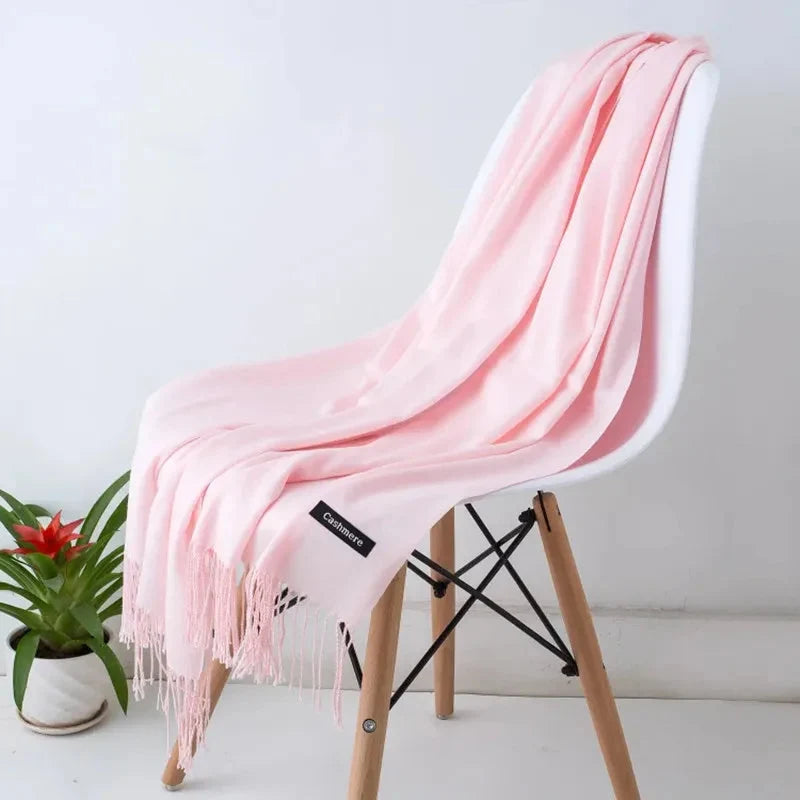 Women's Scarf Oversized Soft Polyester Fringed