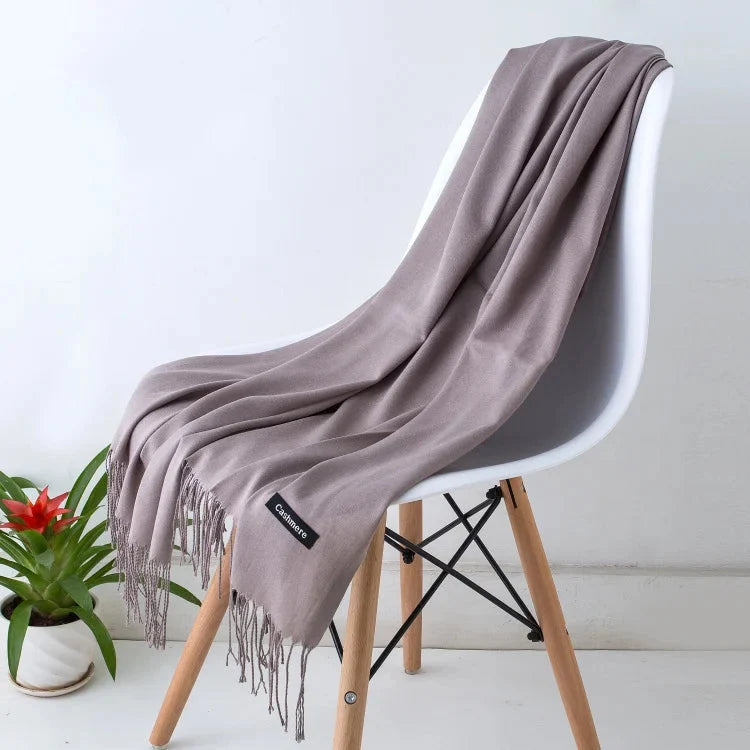 Women's Scarf Oversized Soft Polyester Fringed