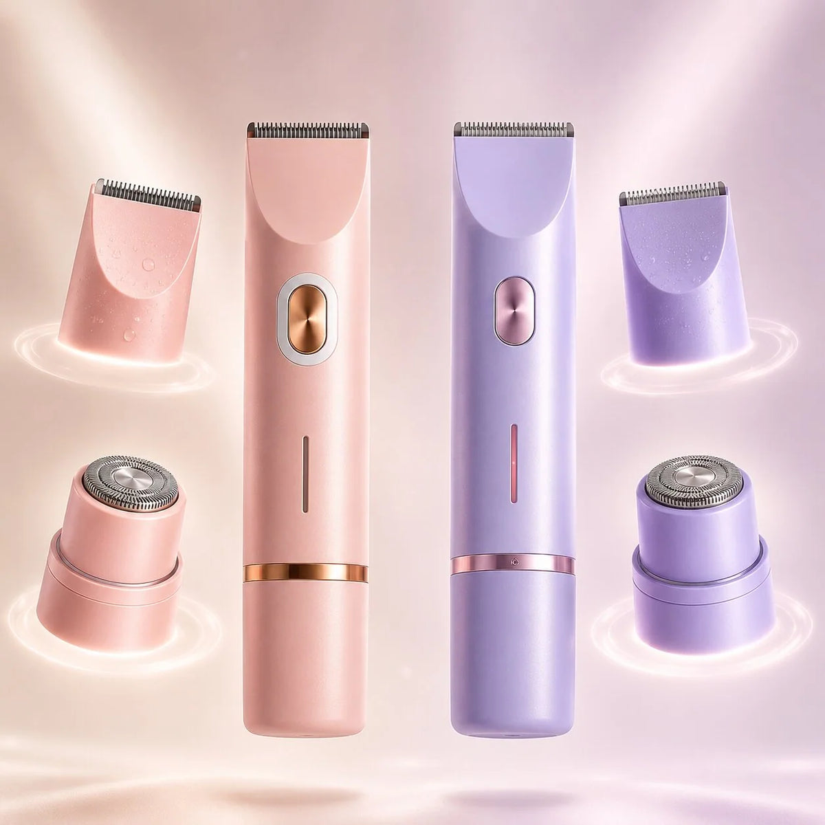 Women's Shaver Waterproof USB Rechargeable Stainless Steel Blades