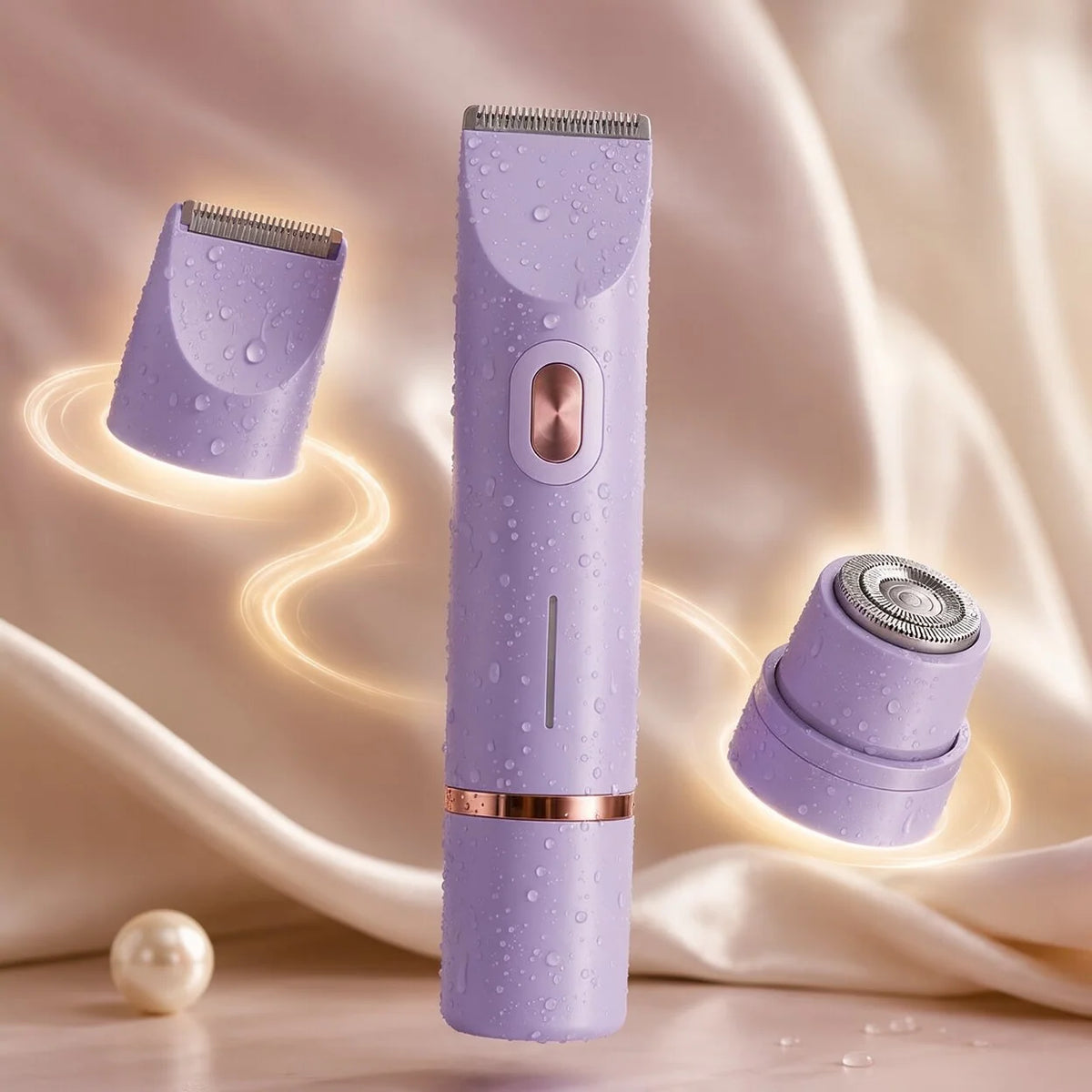 Women's Shaver Waterproof USB Rechargeable Stainless Steel Blades