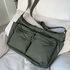Women’s Shoulder Bag Padded Laptop Compartment Adjustable Strap Water-Resistant
