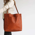 Women's Shoulder Bag Vegan Leather Spacious Interior