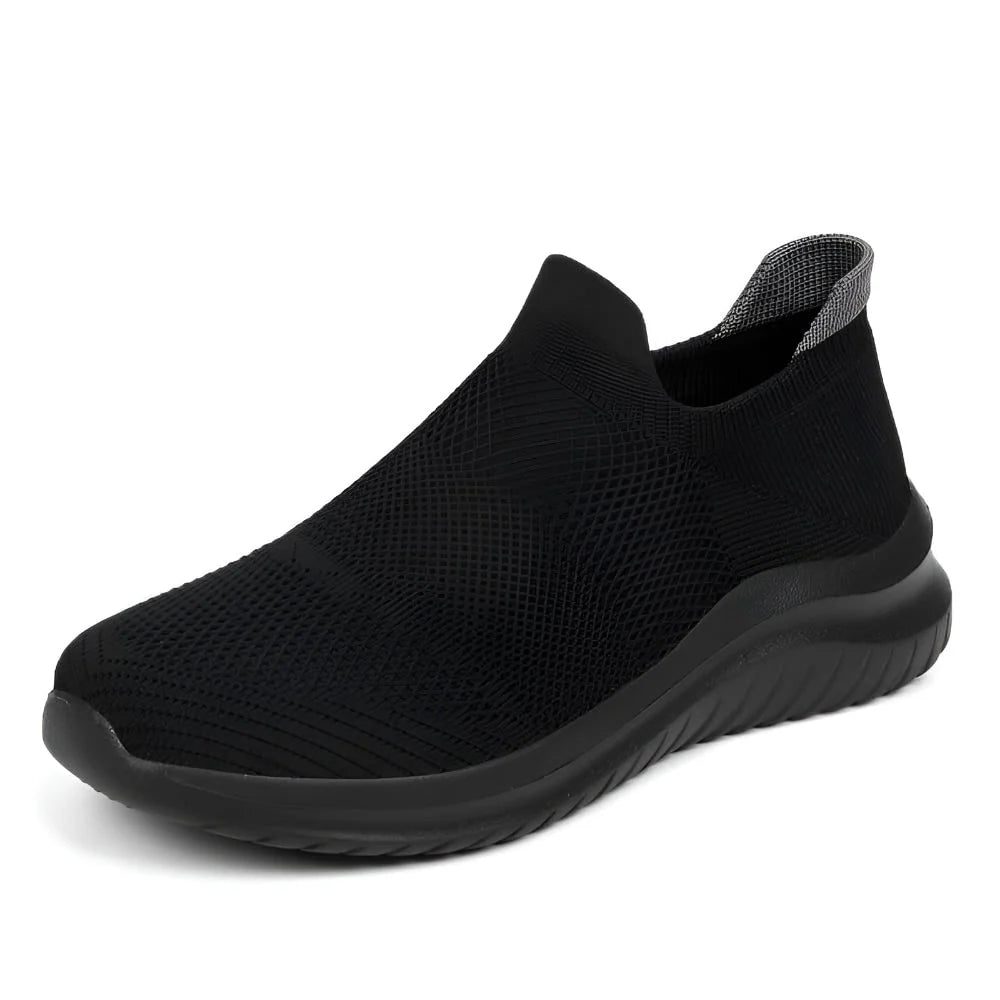 Women's Slip-On Sneakers Laceless Breathable Mesh Cushioned Sole