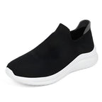 Women's Slip-On Sneakers Laceless Breathable Mesh Cushioned Sole