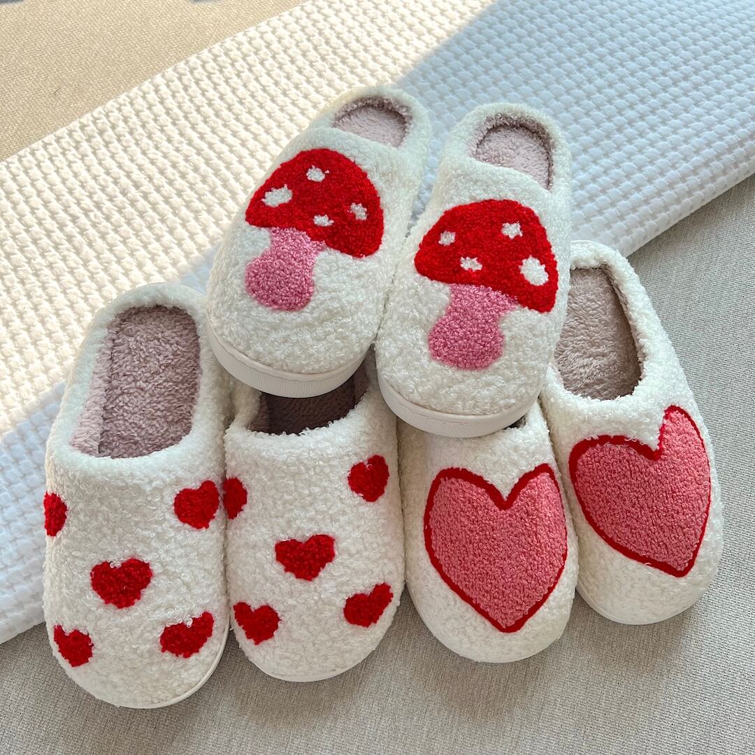 Women's Slippers Plush-Lined Non-Slip Sole & Padded Insole