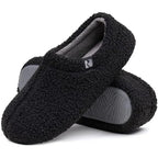 Women's Slippers Sherpa Fleece Memory Foam & Rubber Sole