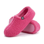 Women's Slippers Sherpa Fleece Memory Foam & Rubber Sole
