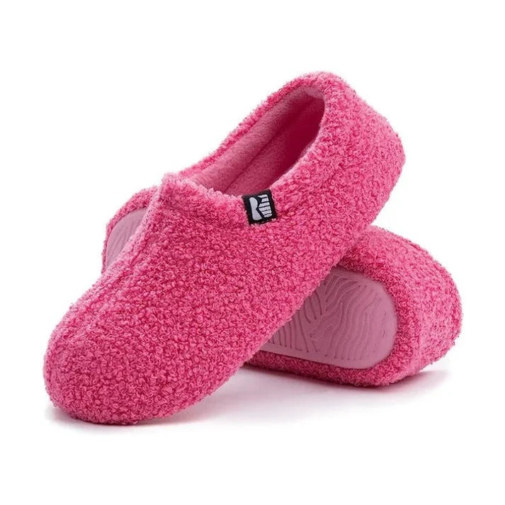 Women's Slippers Sherpa Fleece Memory Foam & Rubber Sole