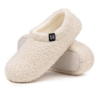 Women's Slippers Sherpa Fleece Memory Foam & Rubber Sole