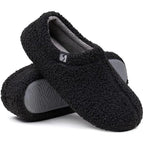 Women's Slippers Sherpa Fleece Memory Foam & Rubber Sole