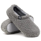 Women's Slippers Sherpa Fleece Memory Foam & Rubber Sole