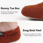 Women's Slippers Sherpa Fleece Memory Foam & Rubber Sole