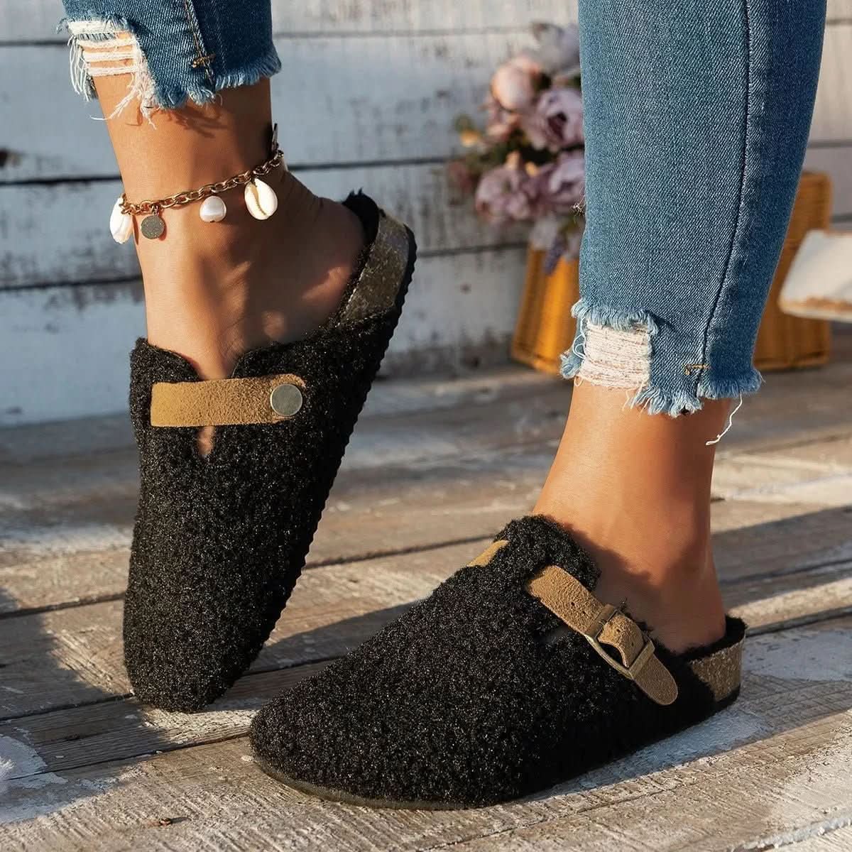 Women's Slippers Ultra-Soft Plush Lining Non-Slip Sole