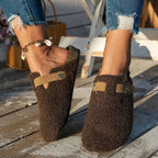 Women's Slippers Ultra-Soft Plush Lining Non-Slip Sole