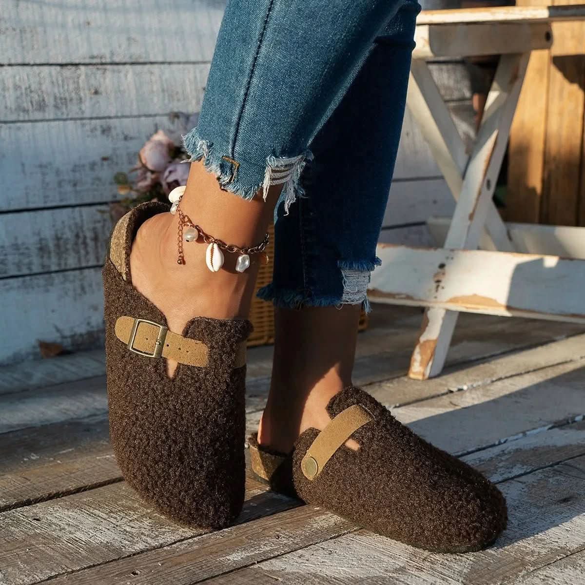 Women's Slippers Ultra-Soft Plush Lining Non-Slip Sole