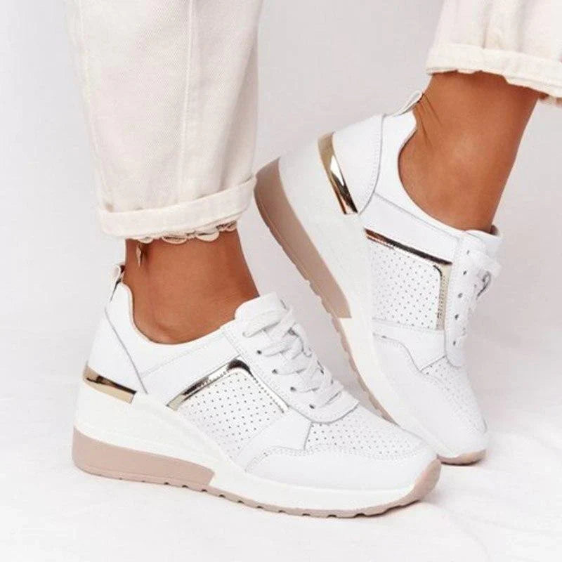 Women's Sneakers Air Cushion & Breathable Mesh Slip-On