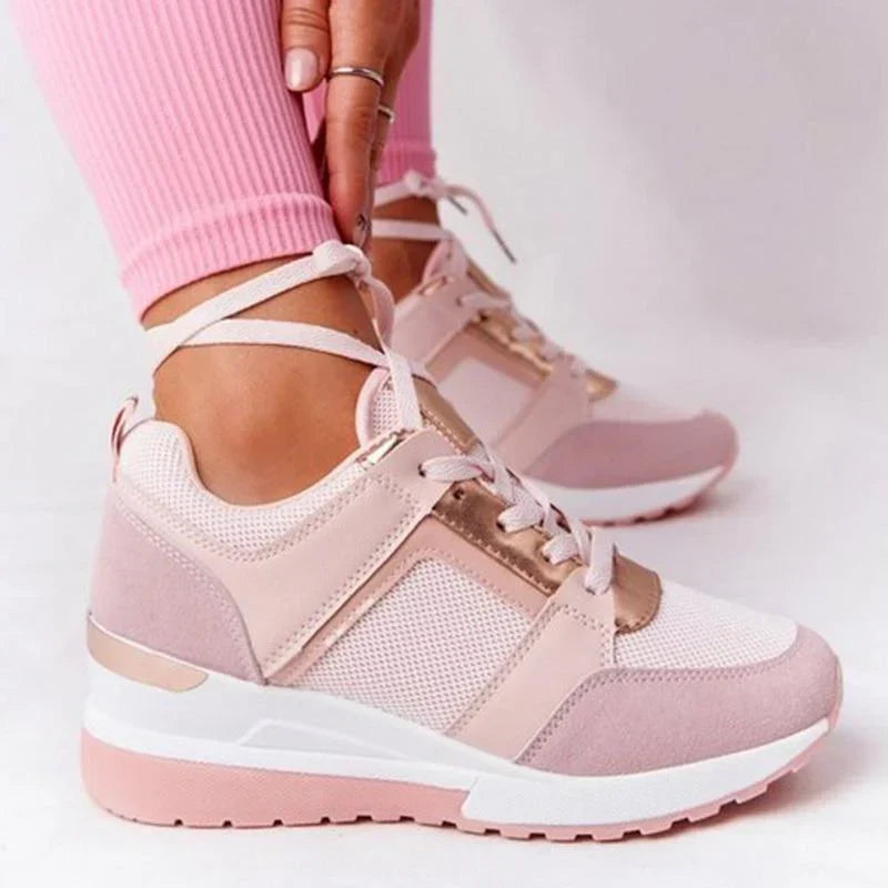 Women's Sneakers Air Cushion & Breathable Mesh Slip-On