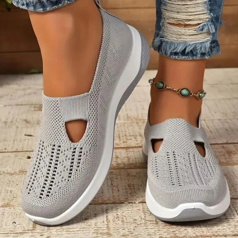 Women's Sneakers Breathable Mesh & Shock-Absorbing Sole