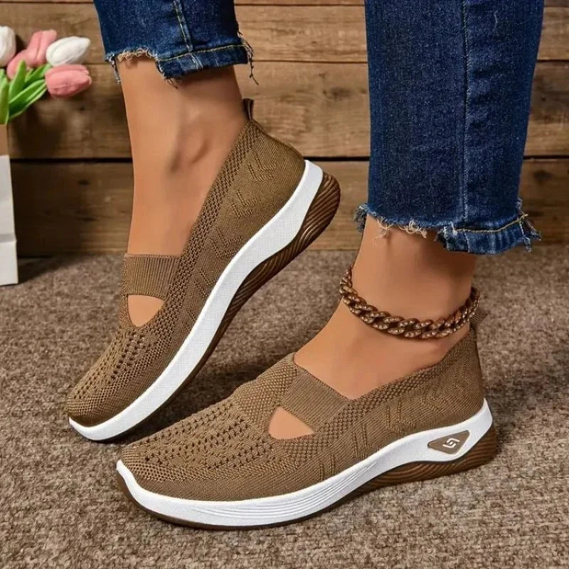 Women's Sneakers Breathable Mesh & Shock-Absorbing Sole