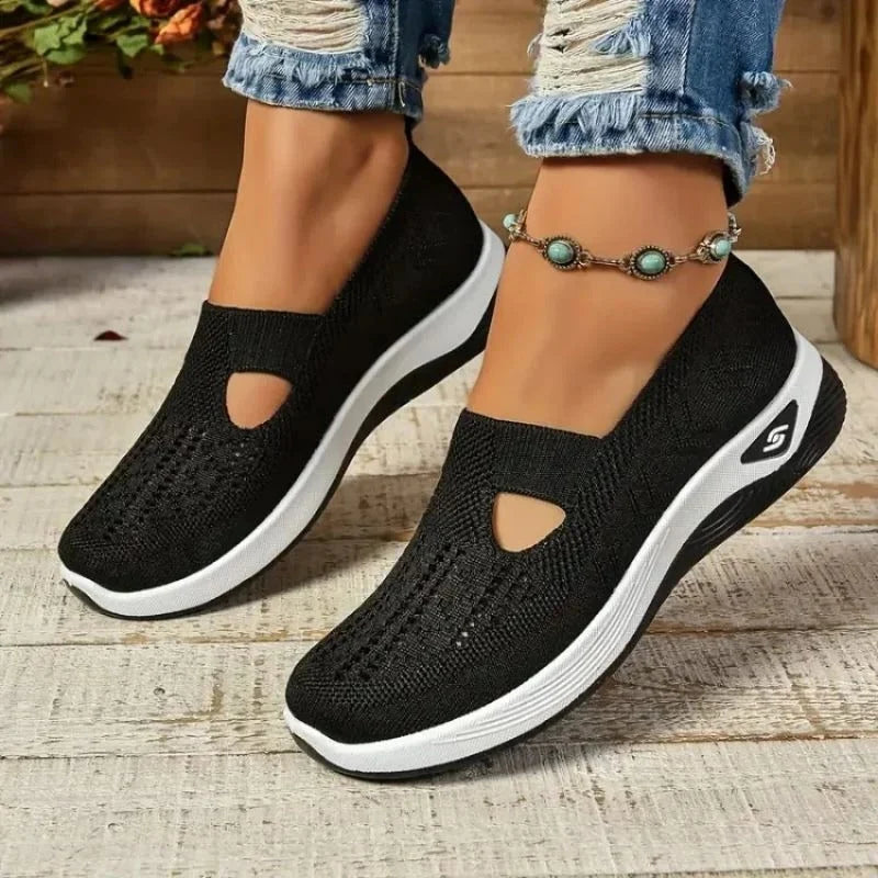 Women's Sneakers Breathable Mesh & Shock-Absorbing Sole