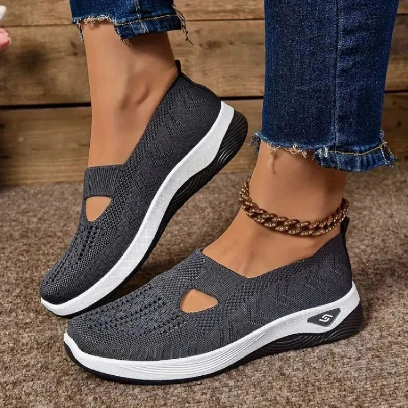 Women's Sneakers Breathable Mesh & Shock-Absorbing Sole