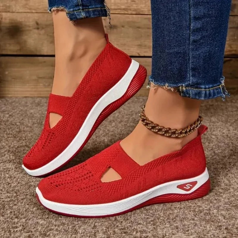 Women's Sneakers Breathable Mesh & Shock-Absorbing Sole