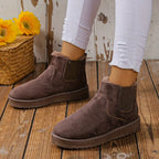 Women's Snow Boots Slip-On Thermal Lined