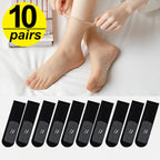 Women's Socks Ultra-Thin Breathable 10 Pair Pack