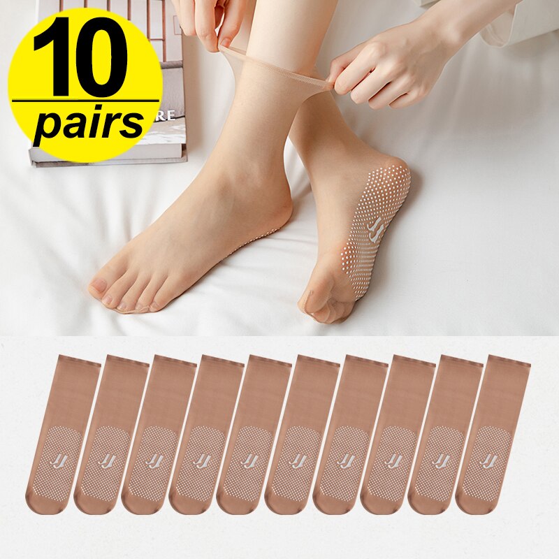 Women's Socks Ultra-Thin Breathable 10 Pair Pack