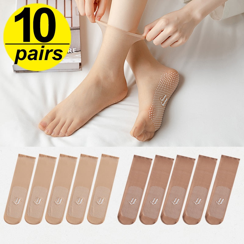 Women's Socks Ultra-Thin Breathable 10 Pair Pack
