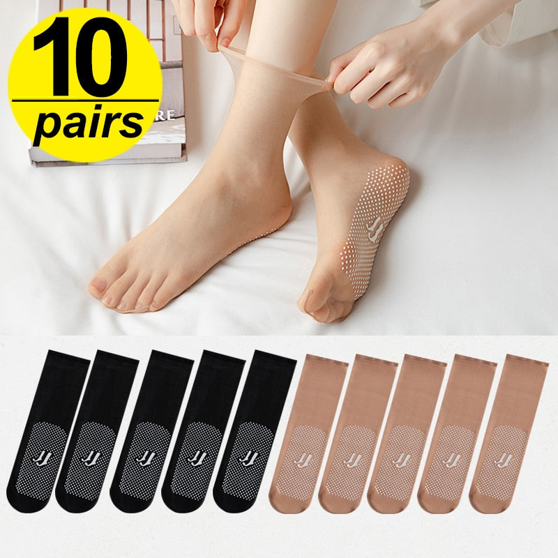 Women's Socks Ultra-Thin Breathable 10 Pair Pack