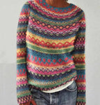 Women's Sweater Norwegian-Inspired Warm Breathable