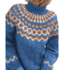 Women's Sweater Retro Knit Soft & Warm