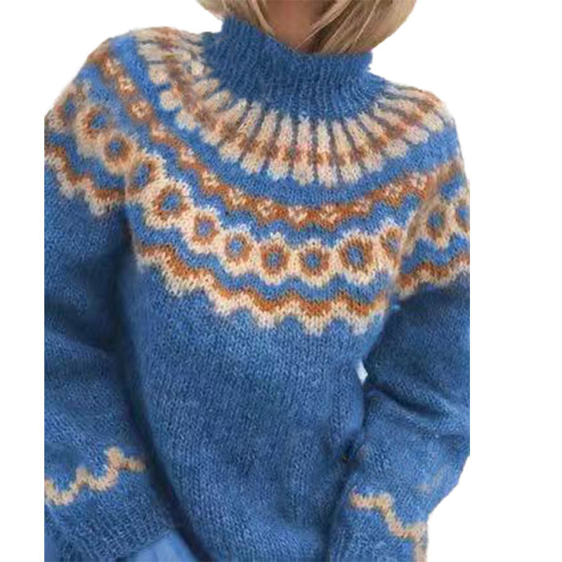 Women's Sweater Retro Knit Soft & Warm
