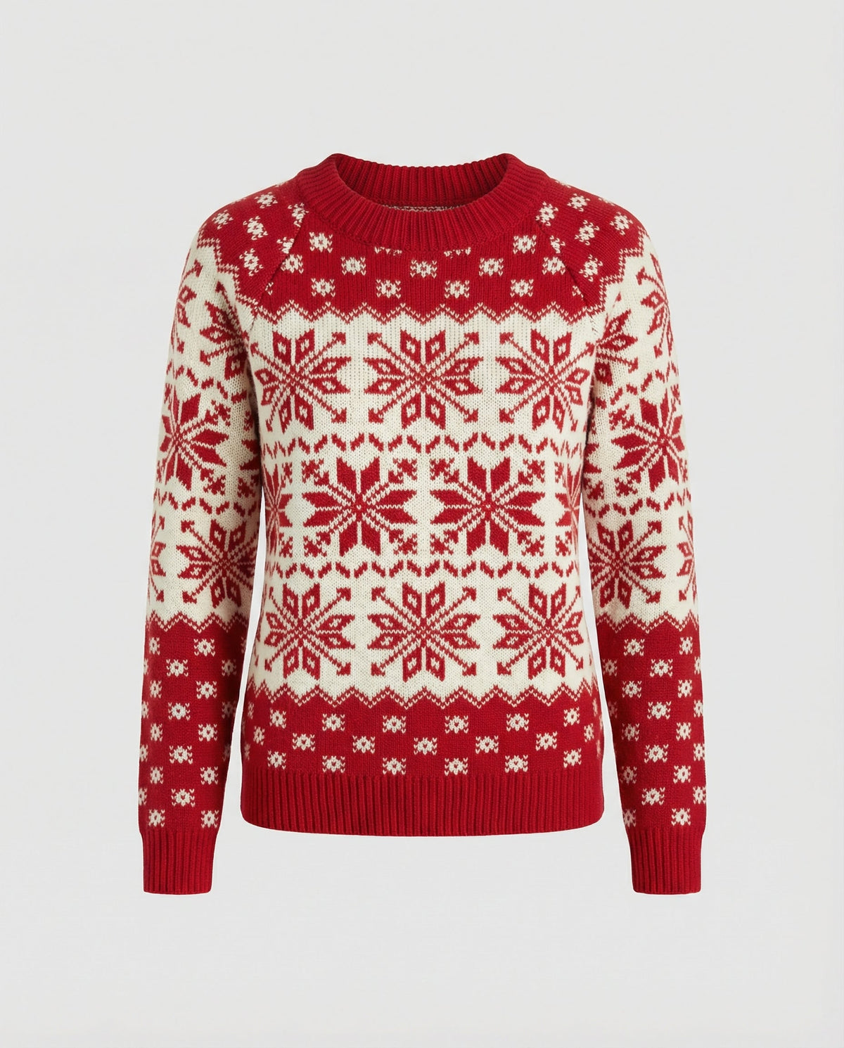 Women's Sweater Soft Knit Festive Snowflake
